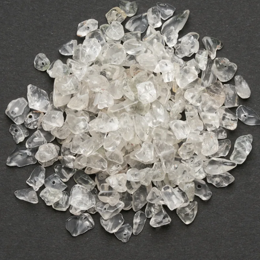 El cuarzo cristal, la piedra de nacimiento de Abril , es un mineral compuesto principalmente de dióxido de silicio (SiO2).
