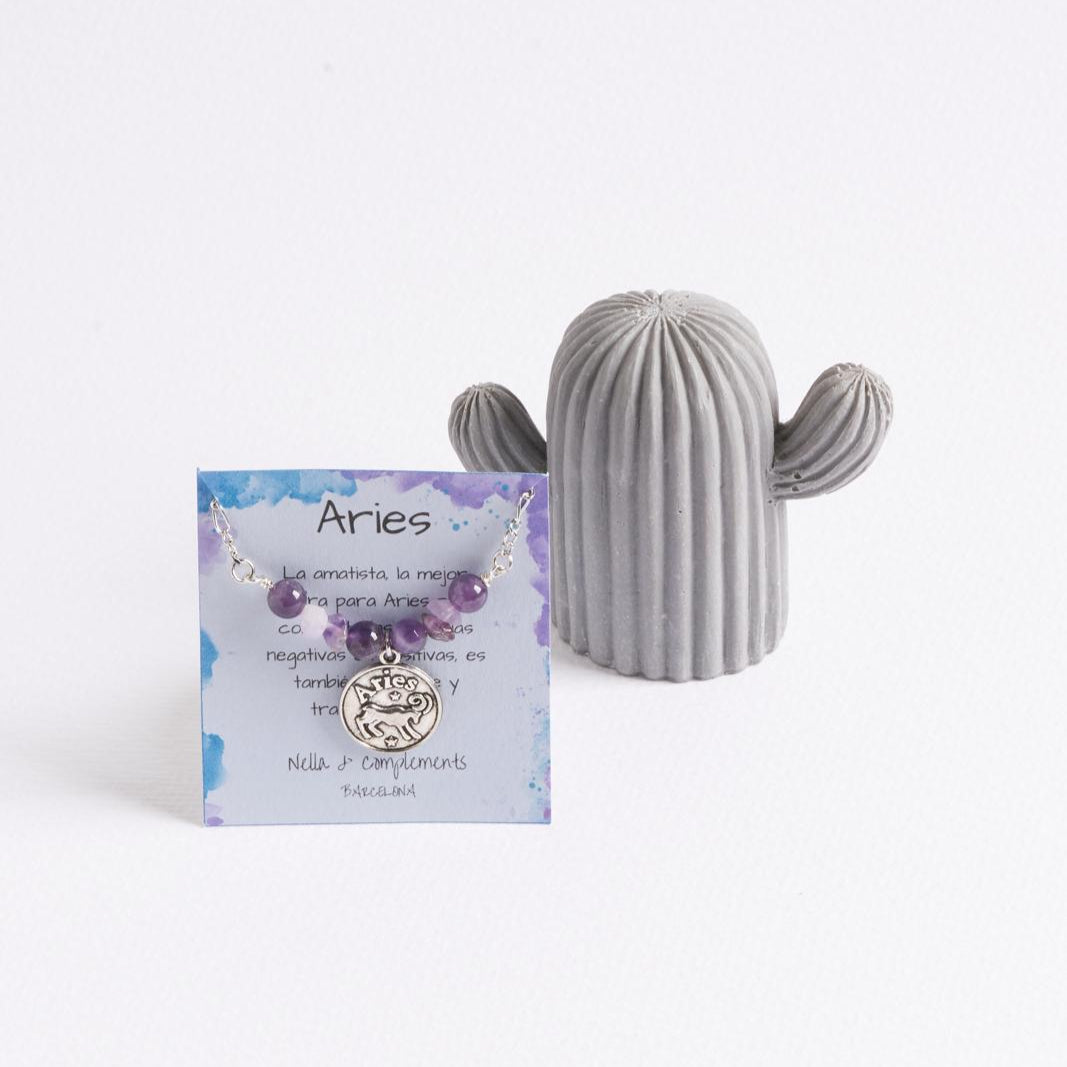 Collar del Zodíaco Aries | Piedra del signo Aries