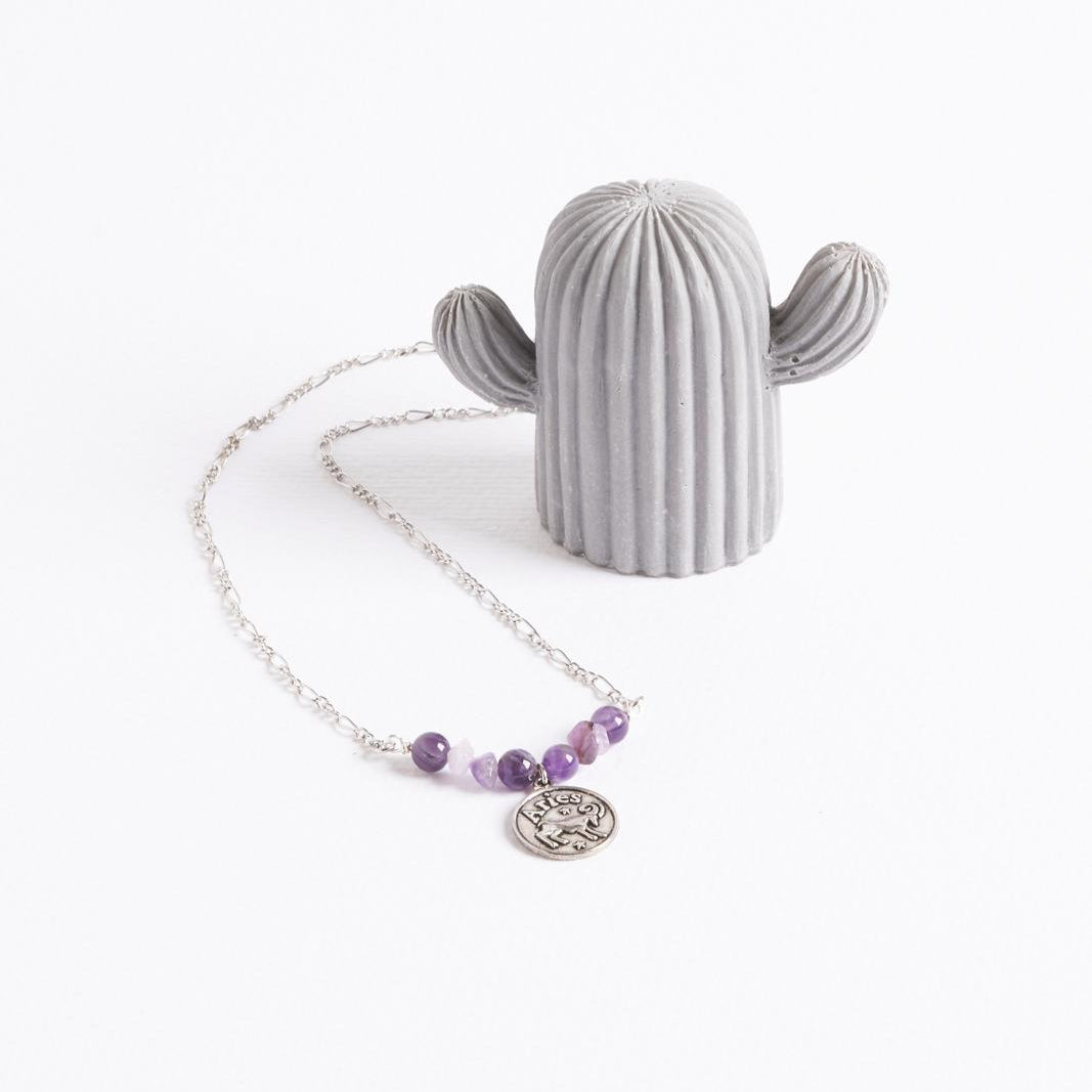 Collar del Zodíaco Aries | Piedra del signo Aries