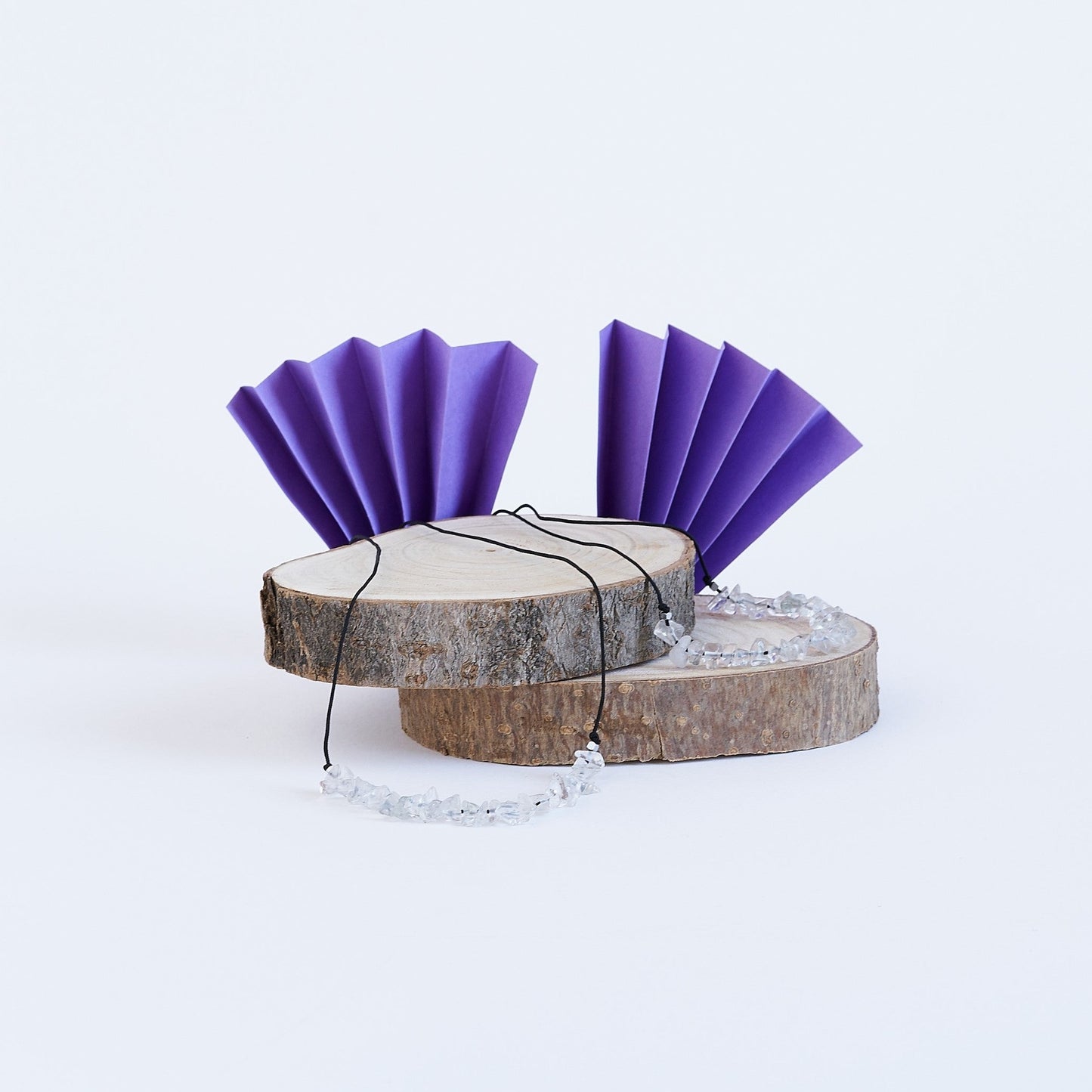 Collar con Cuarzo Cristal transparente, Piedra natural - NellayComplements #