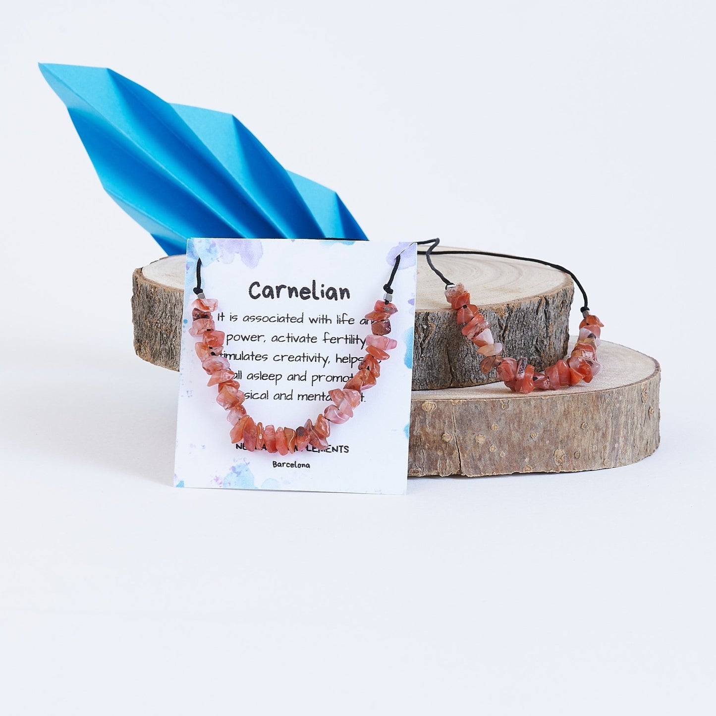 Collar con Cornalina, piedra natural - NellayComplements #