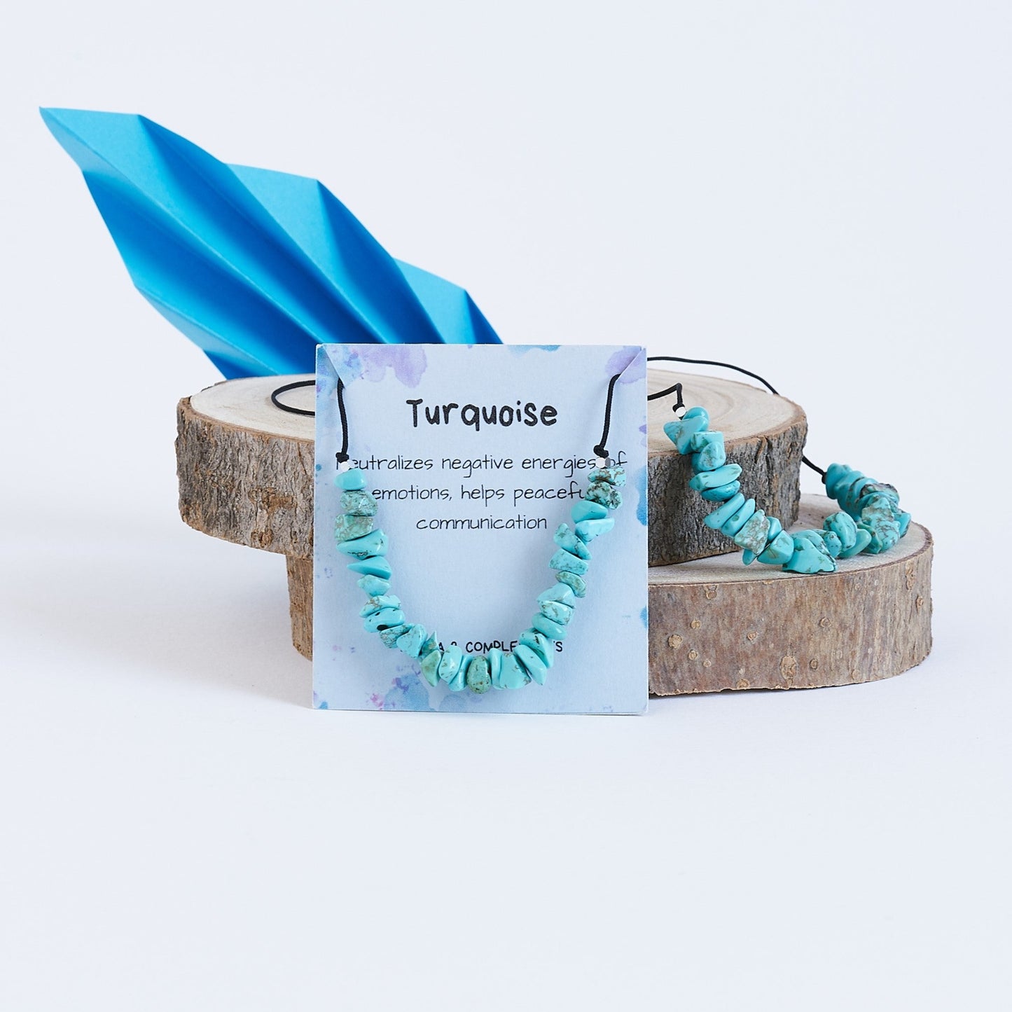 Collar con turquesas, piedra natural - NellayComplements #