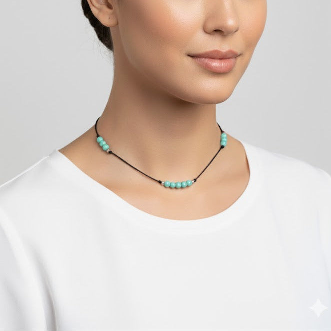 Collar piedra de nacimiento Diciembre | Piedra natal de Diciembre. Imagen generada por IA