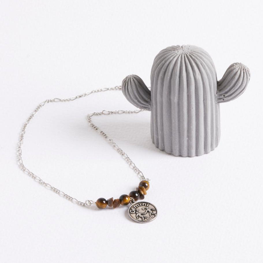 Collar del zodiaco Géminis | Piedra del signo Geminis