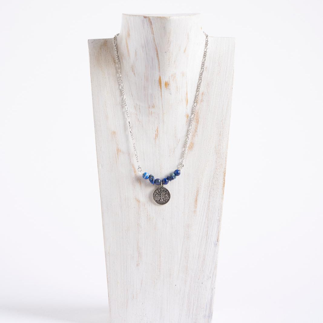 Collar del zodíaco Libra | Piedra del signo Libra