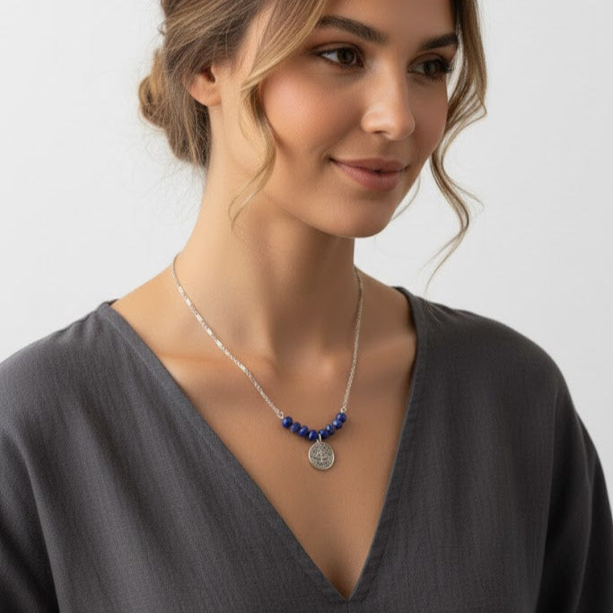 Collar del Zodíaco Sagitario | Piedra del signo Sagitario | Hecho a mano.