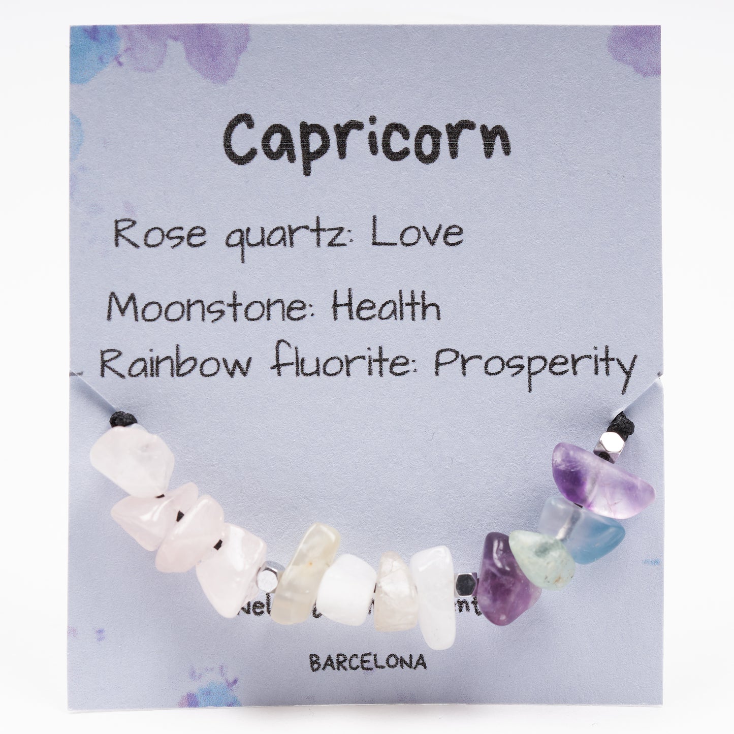 Pulsera piedras del zodíaco Capricornio. - NellayComplements #