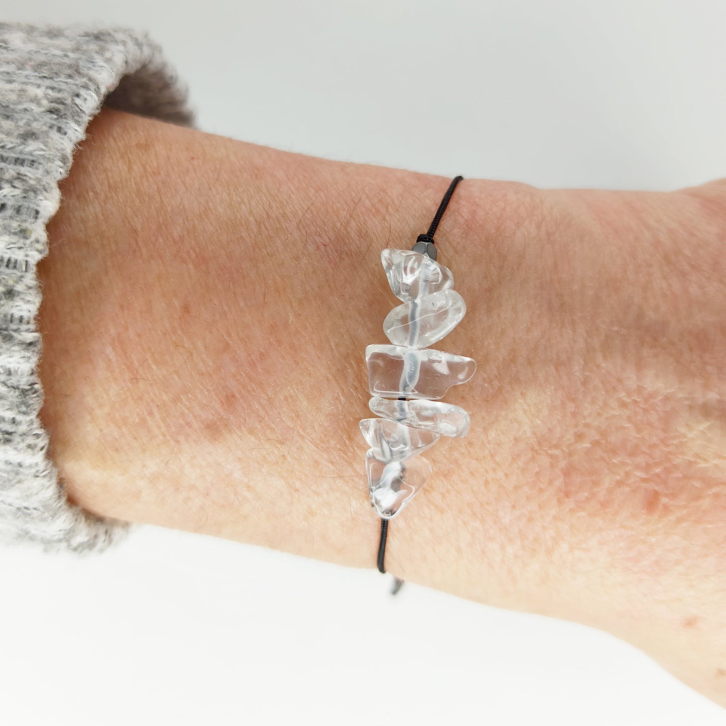 Pulsera con piedras de nacimiento mes de Abril - NellayComplements #