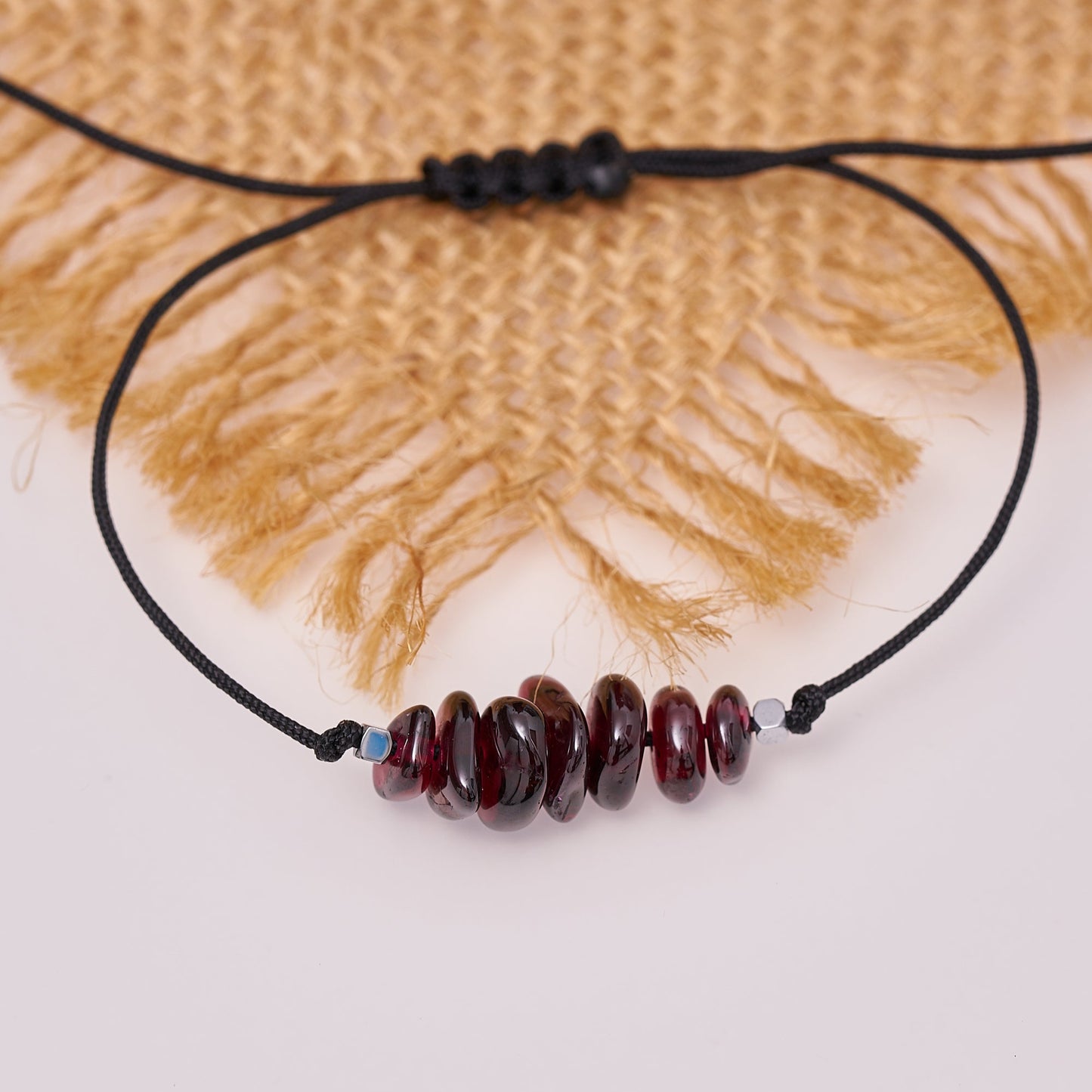 Pulsera con piedras de nacimiento mes de Enero - NellayComplements #