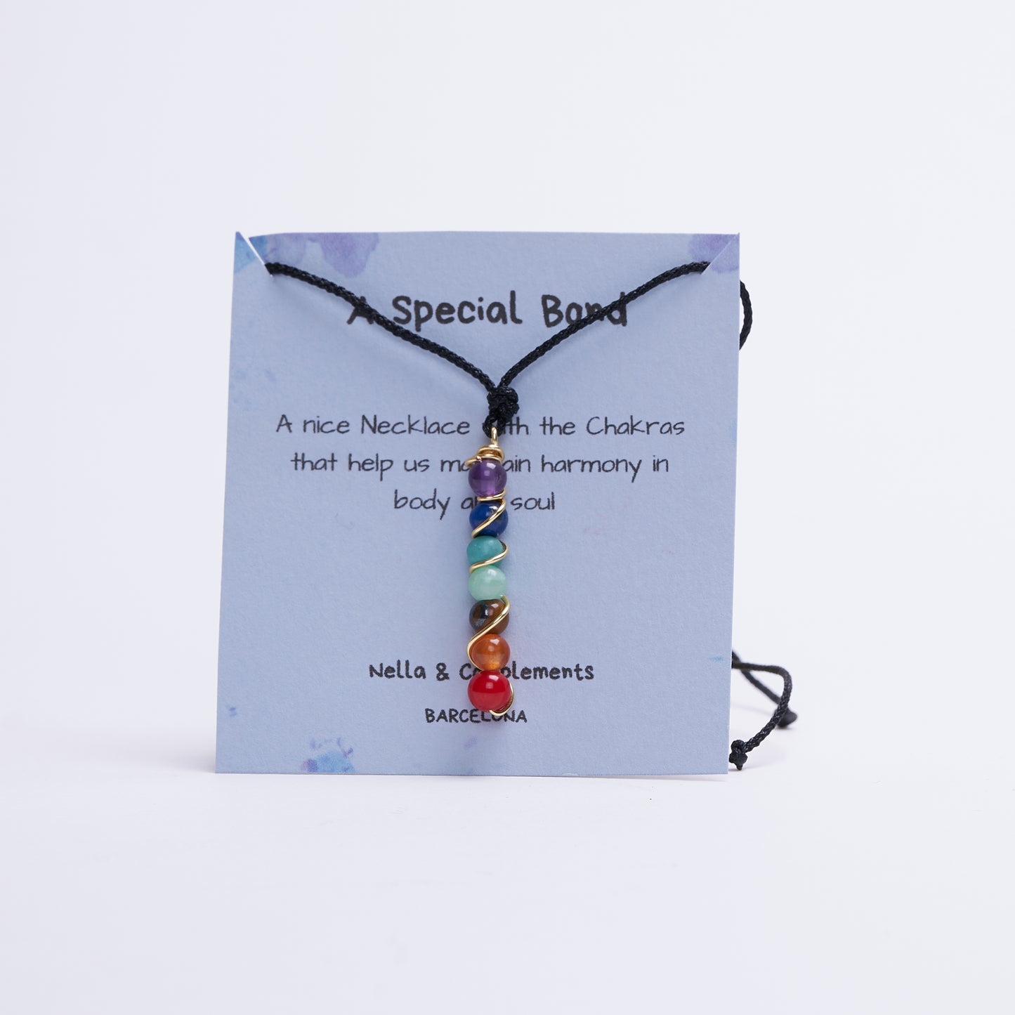 Collar 7 chakras con Piedras naturales. - NellayComplements #