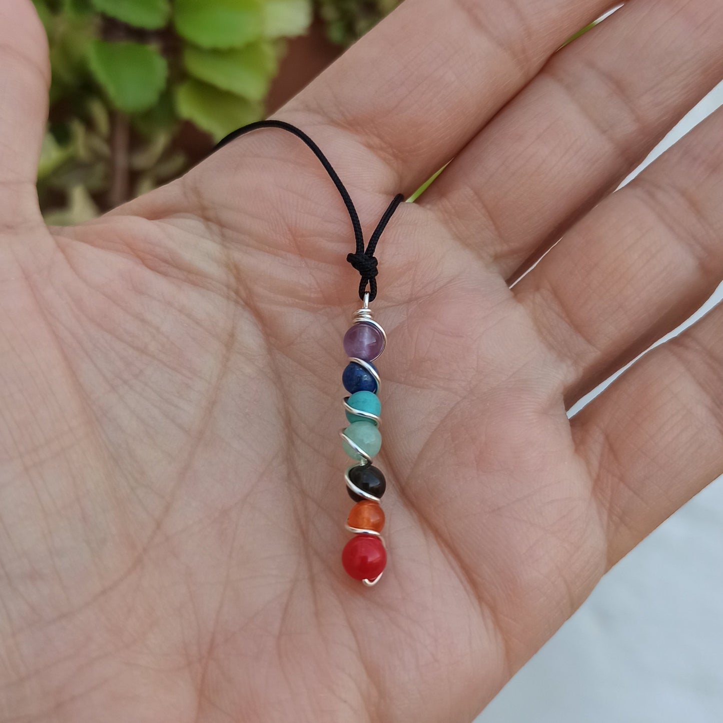 Collar 7 chakras con Piedras naturales. - NellayComplements #