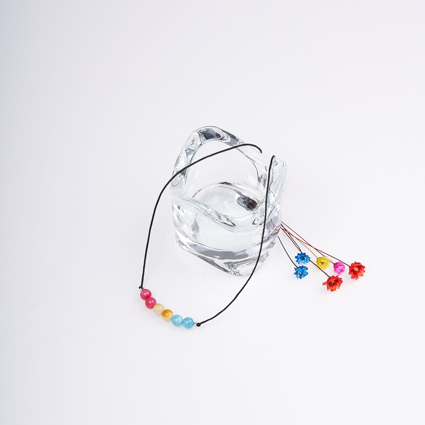 Collar de orgullo Pan sexual con agatas naturales. - NellayComplements #
