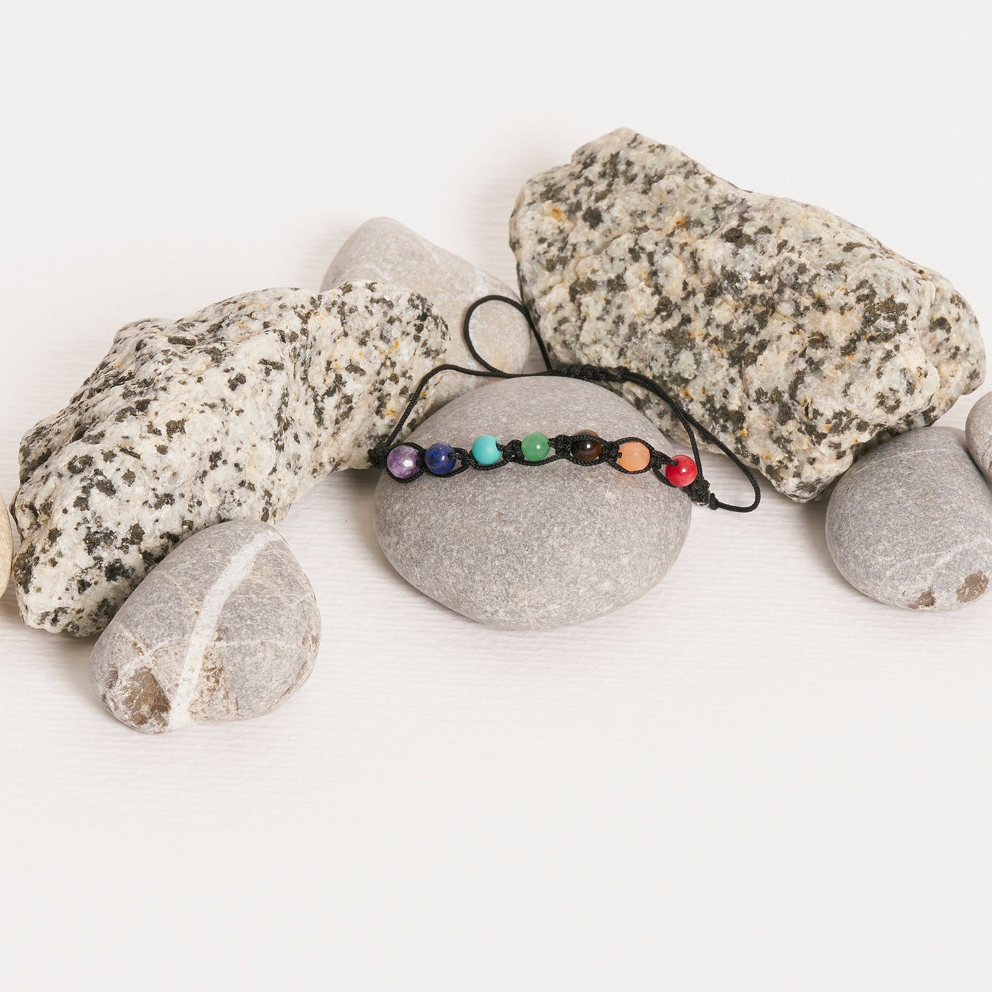 Pulsera 7 chakras con piedras naturales. - NellayComplements #