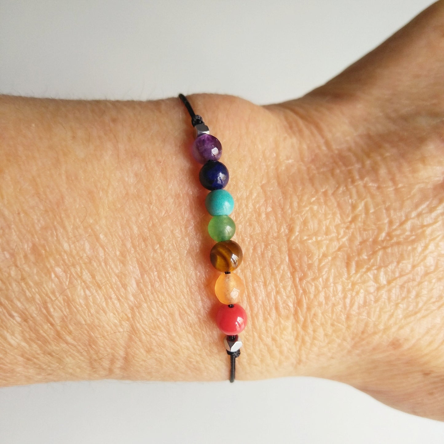 Pulsera 7 chakras con piedras naturales. - NellayComplements #