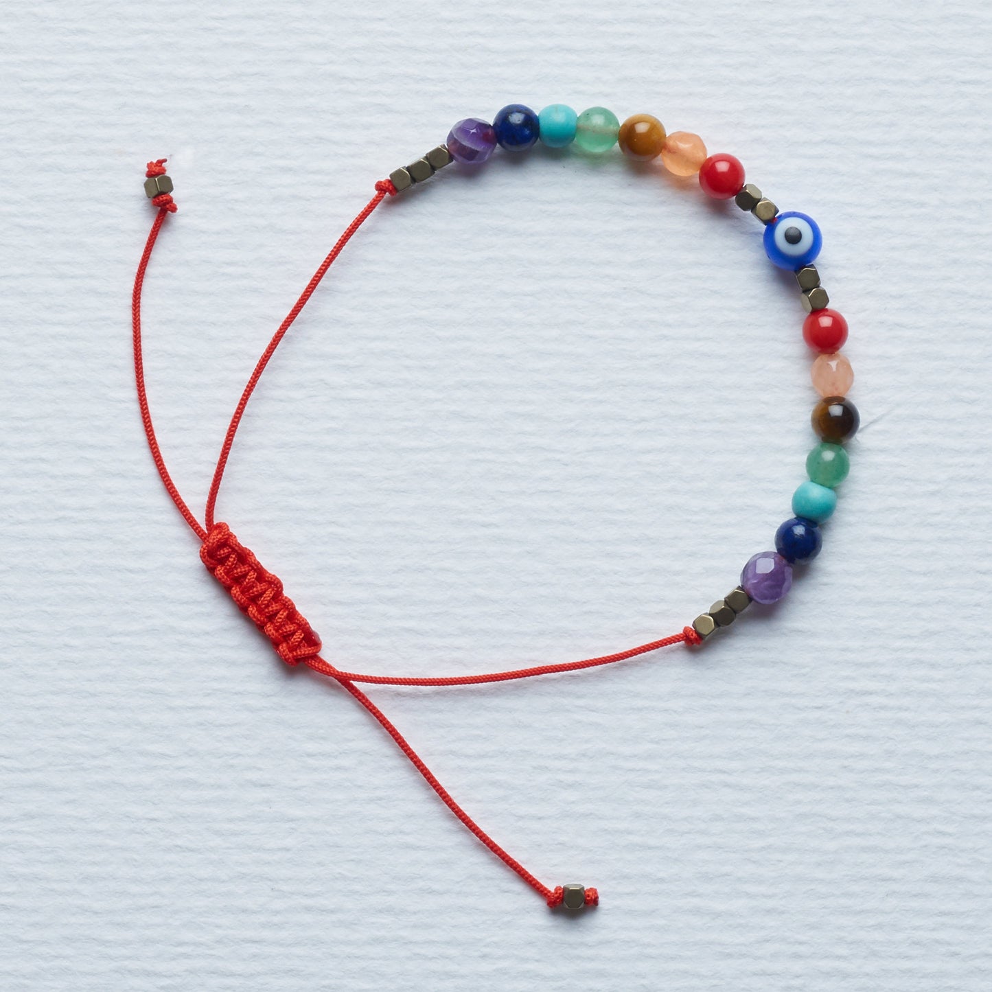 Pulsera 7 chakras y ojo protector - NellayComplements #