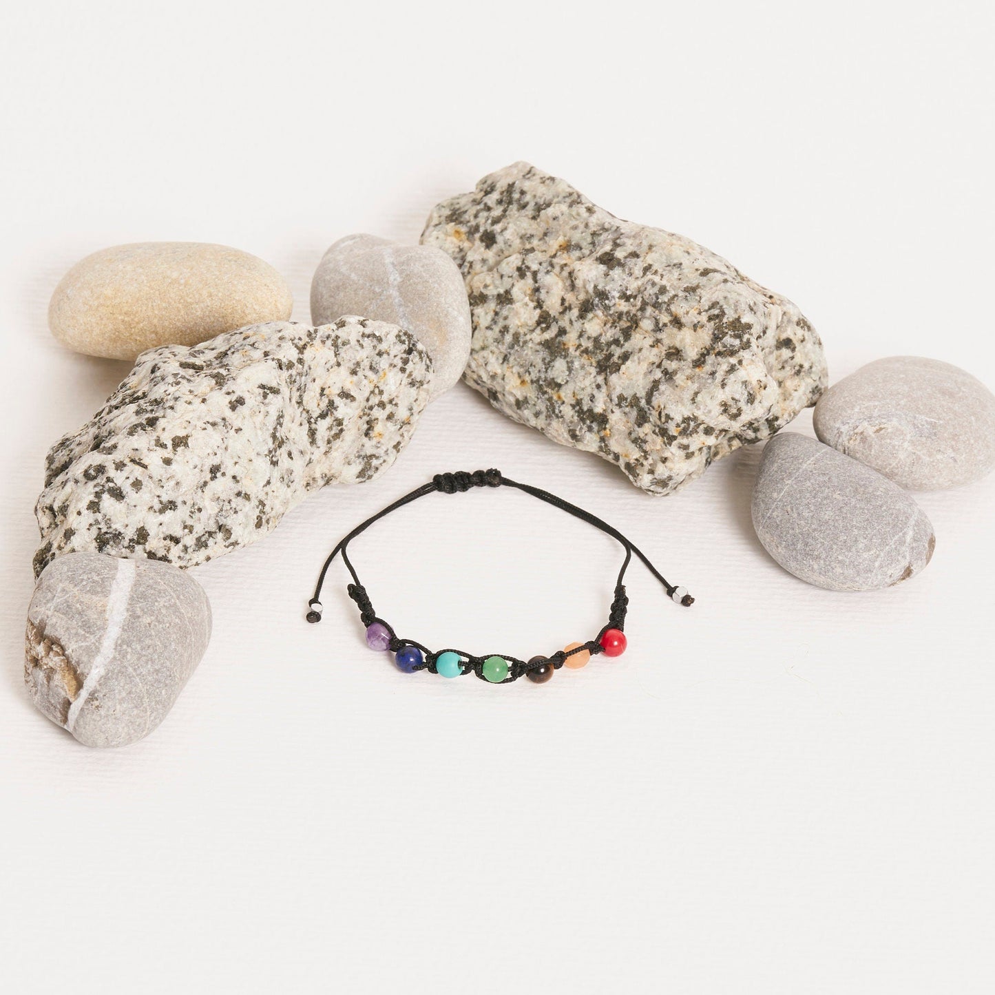 Pulsera 7 chakras con piedras naturales. - NellayComplements #