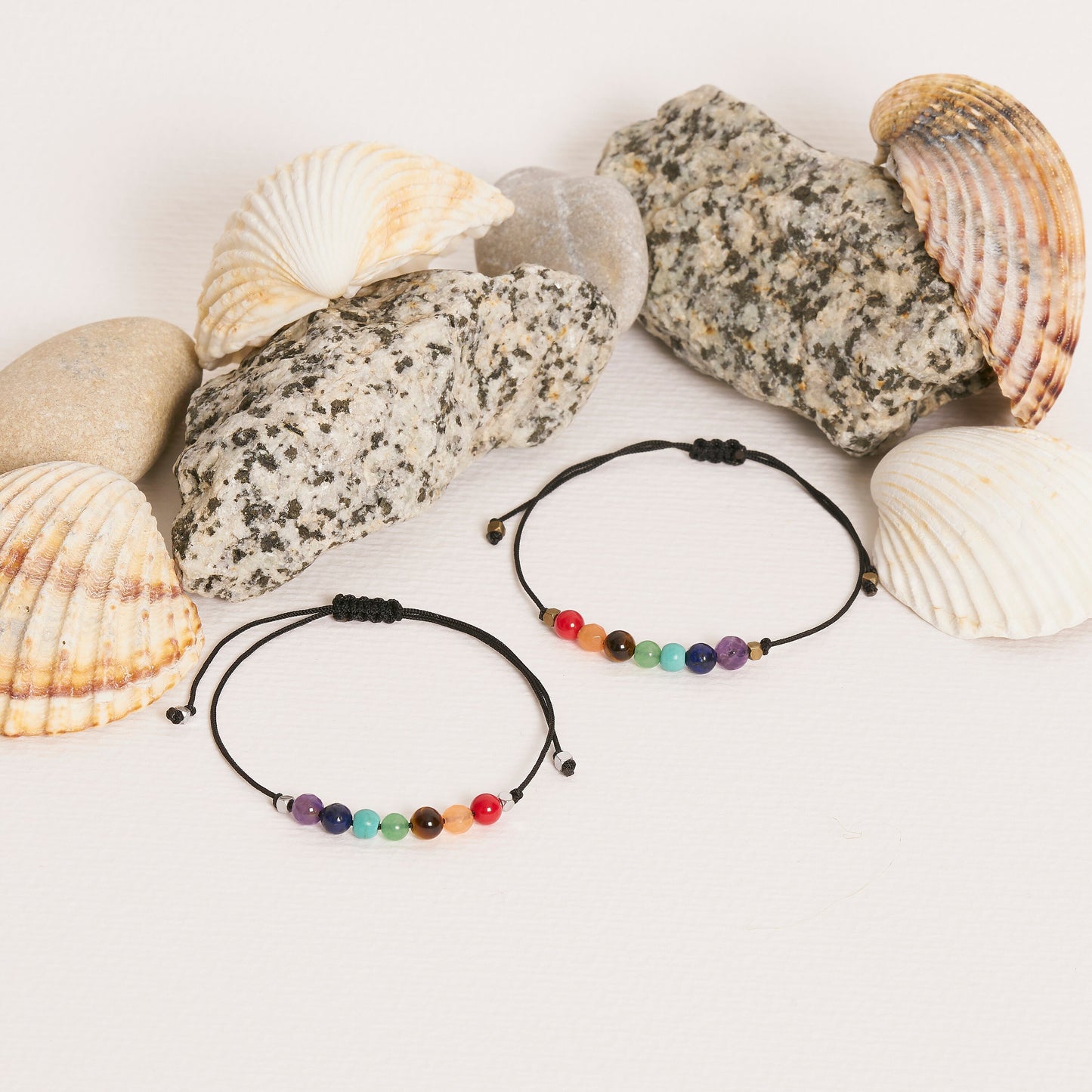 Pulsera 7 chakras con piedras naturales. - NellayComplements #