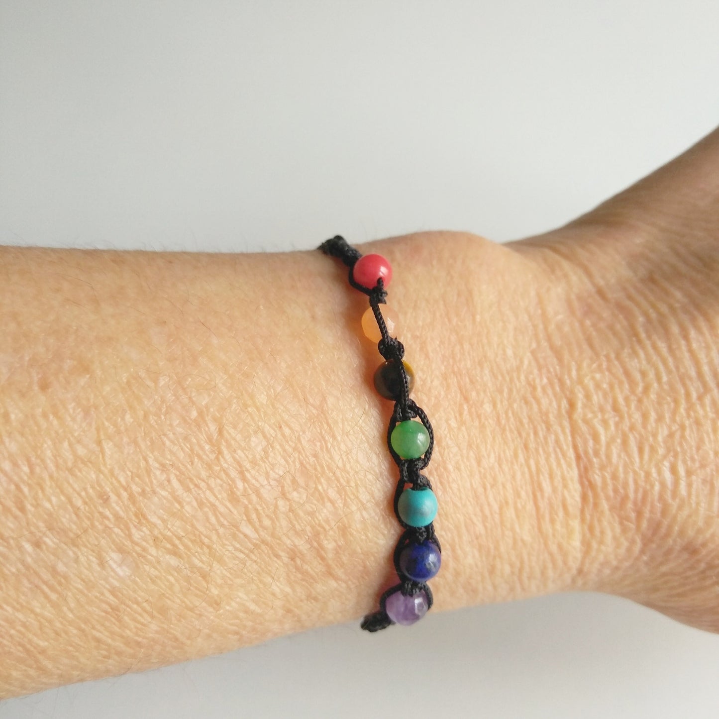 Pulsera 7 chakras con piedras naturales. - NellayComplements #