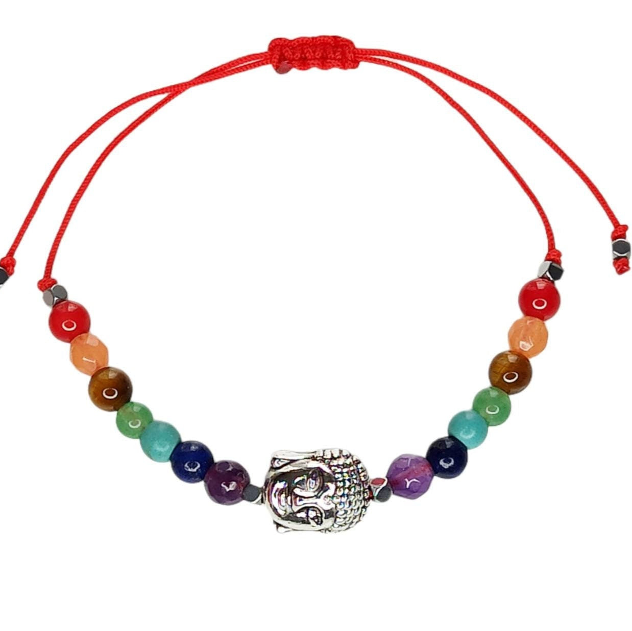 Pulsera 7 chakras y encanto de Buda - NellayComplements #