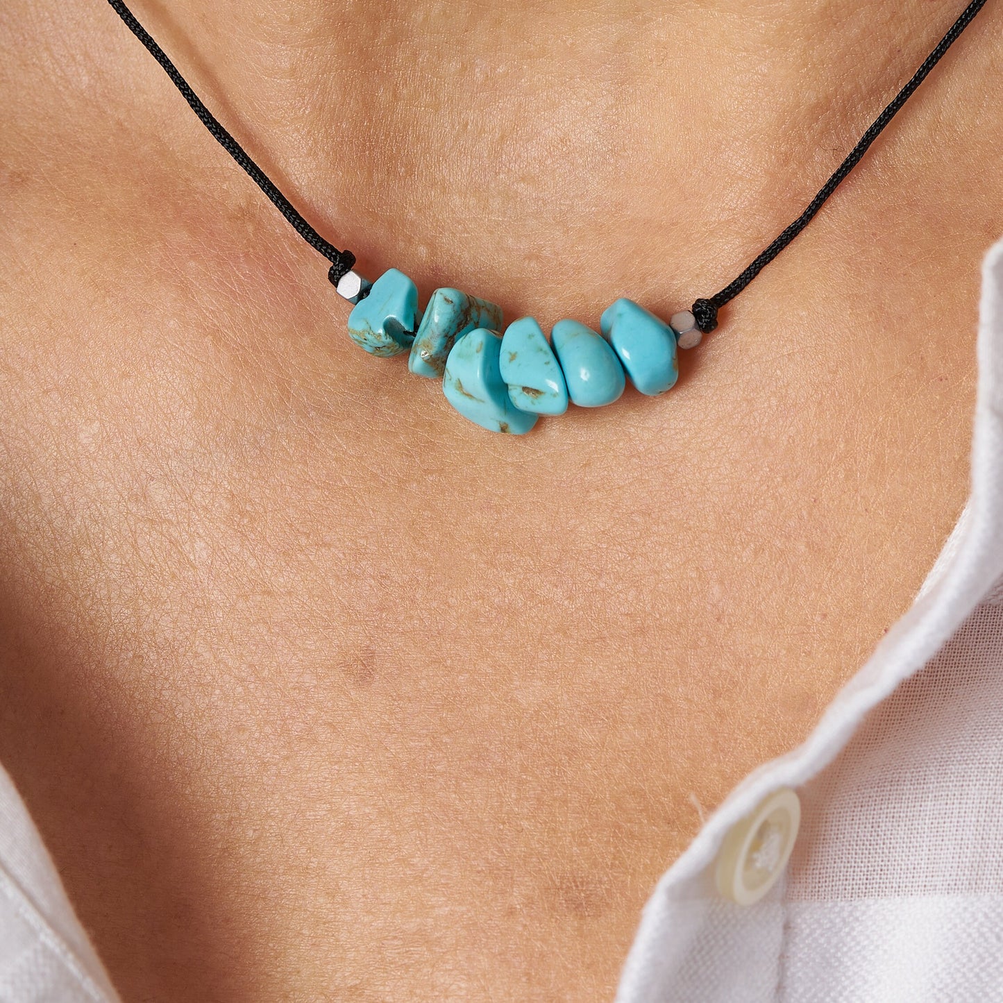 Collar con piedras de nacimiento mes de Diciembre - NellayComplements #