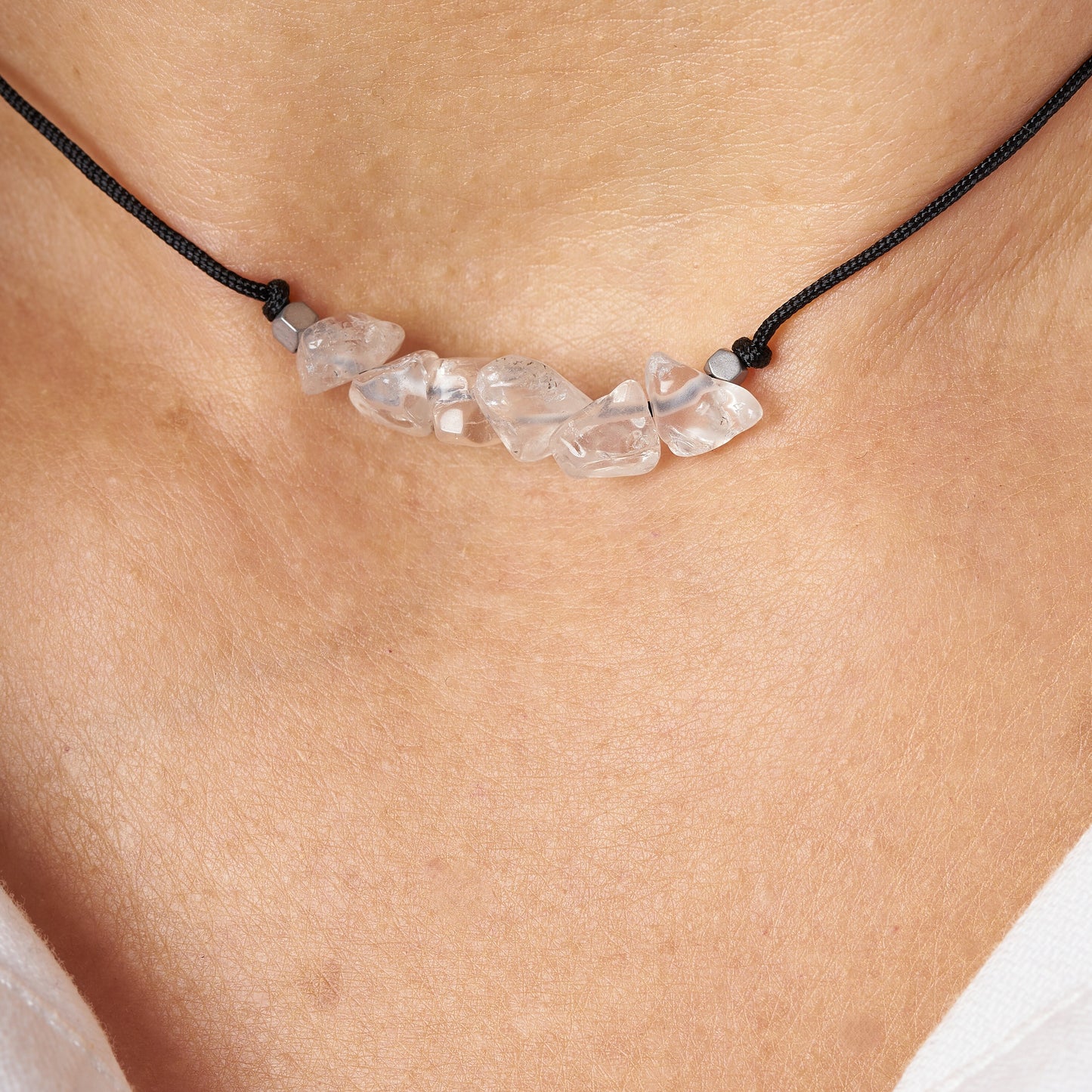 Collar con piedras de nacimiento mes de Abril - NellayComplements #