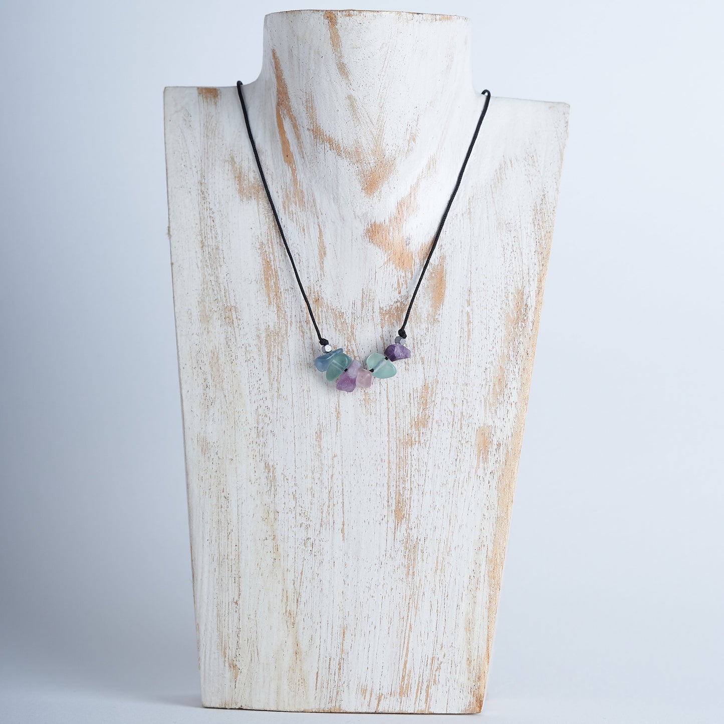 Collar con fluorita arcoíris, Piedra natural - NellayComplements #