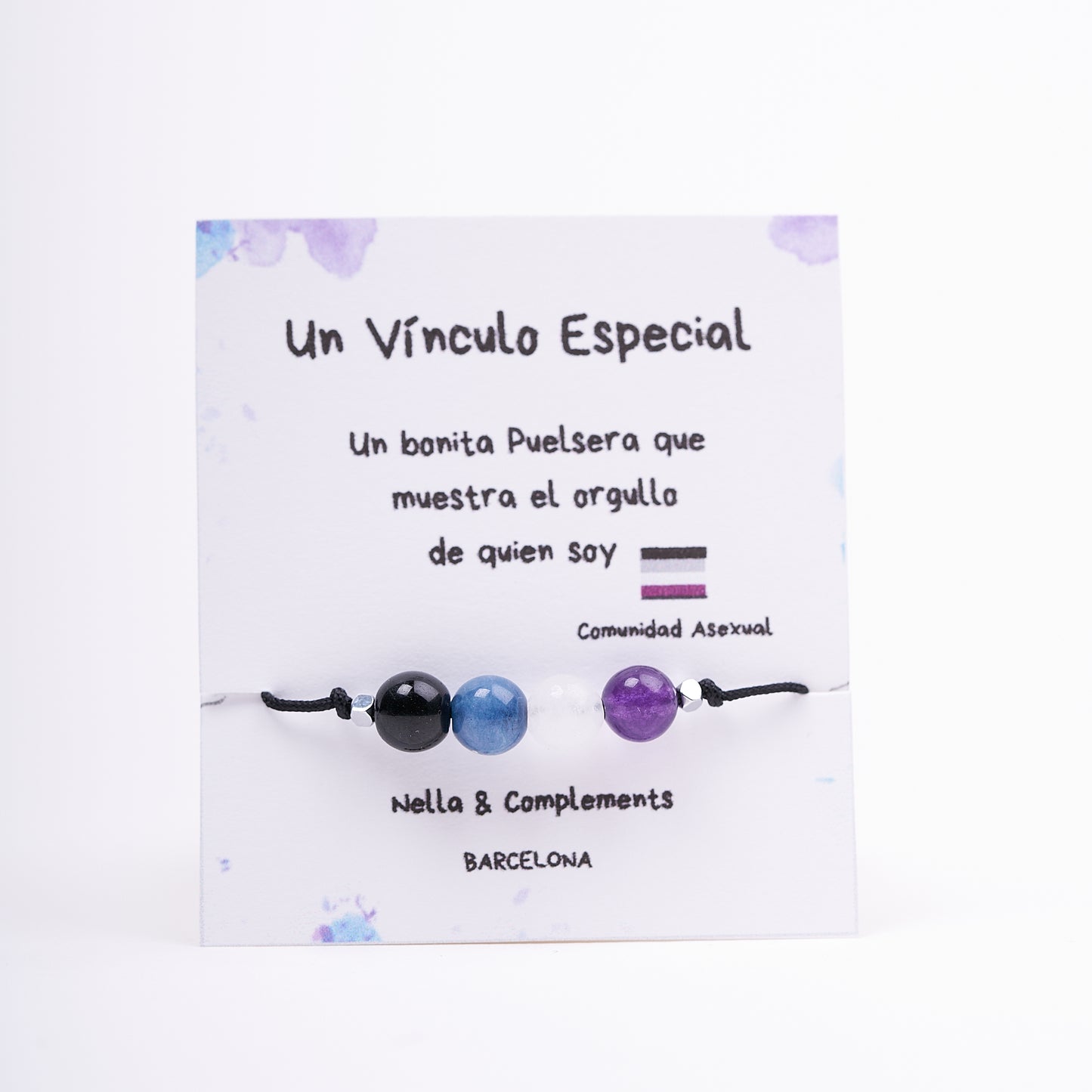 Pulsera de orgullo Asexual, Comunidad LGBTQ+ - NellayComplements #