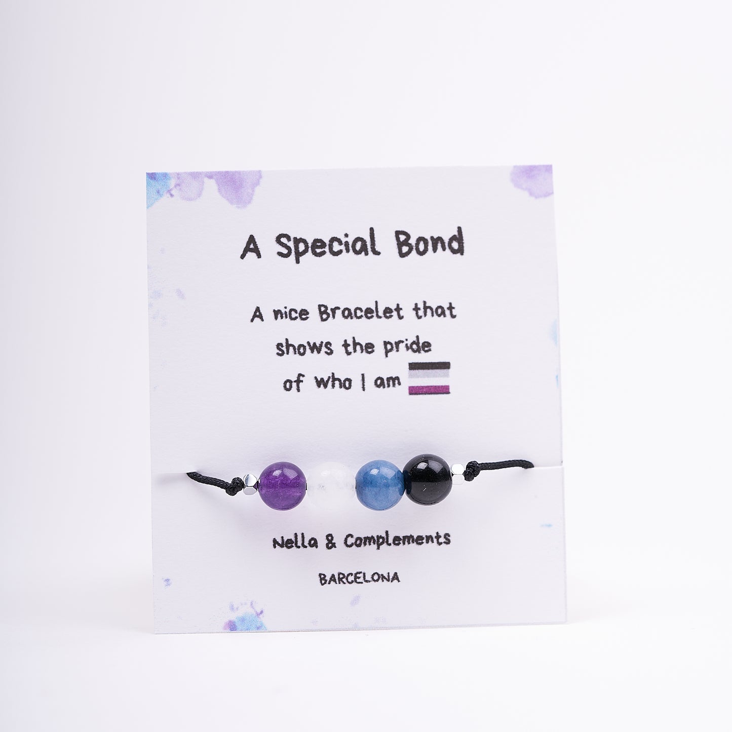 Pulsera de orgullo Asexual, Comunidad LGBTQ+ - NellayComplements #