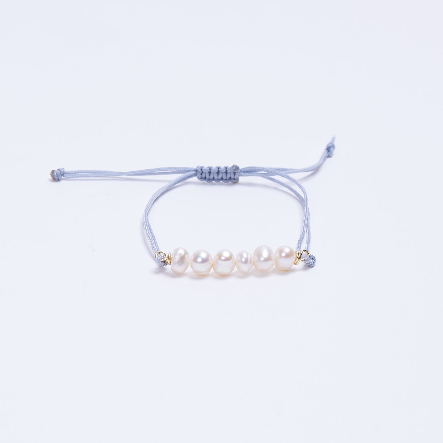 Pulsera con perlas cultivadas, piedra natural - NellayComplements #