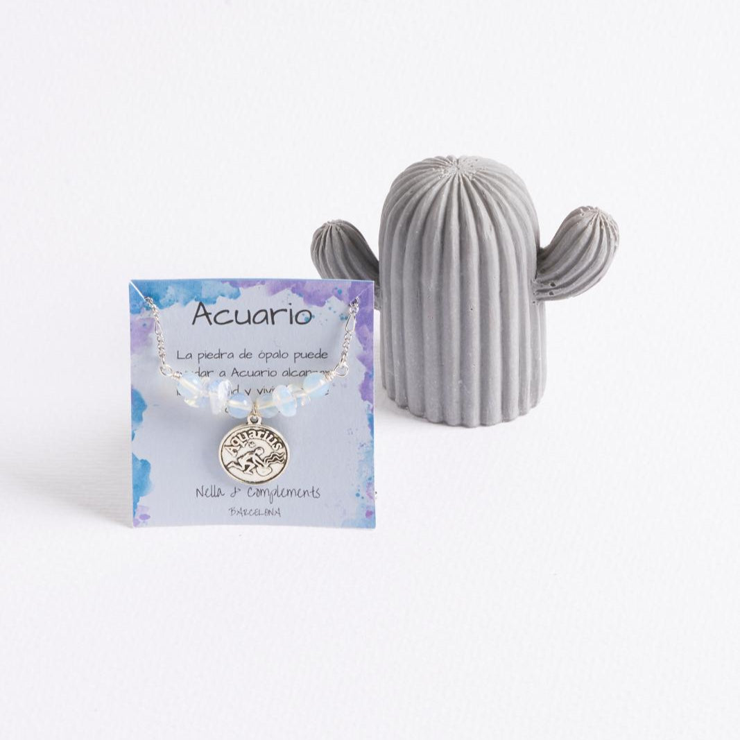 Collar del Zodíaco Acuario | Piedra del signo Acuario