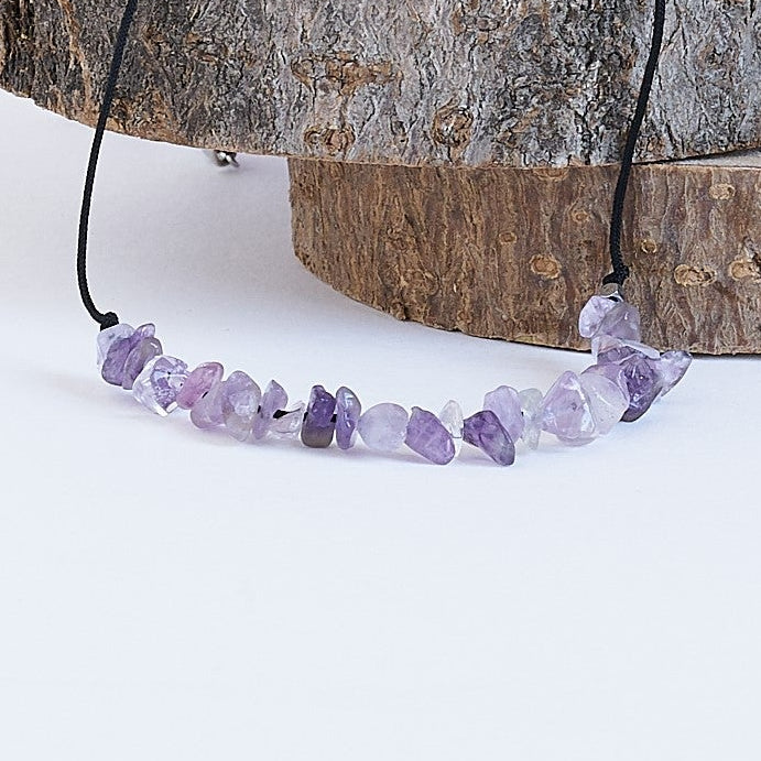 Collar Piedras de Amatista | Piedra Natural
