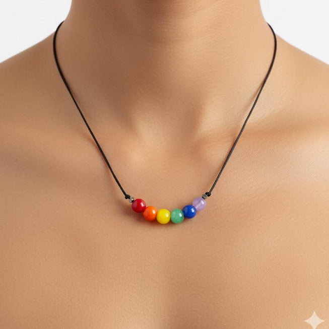 Collar orgullo LGTBI | Colores LGTBI. Imagen de referencia creada con IA