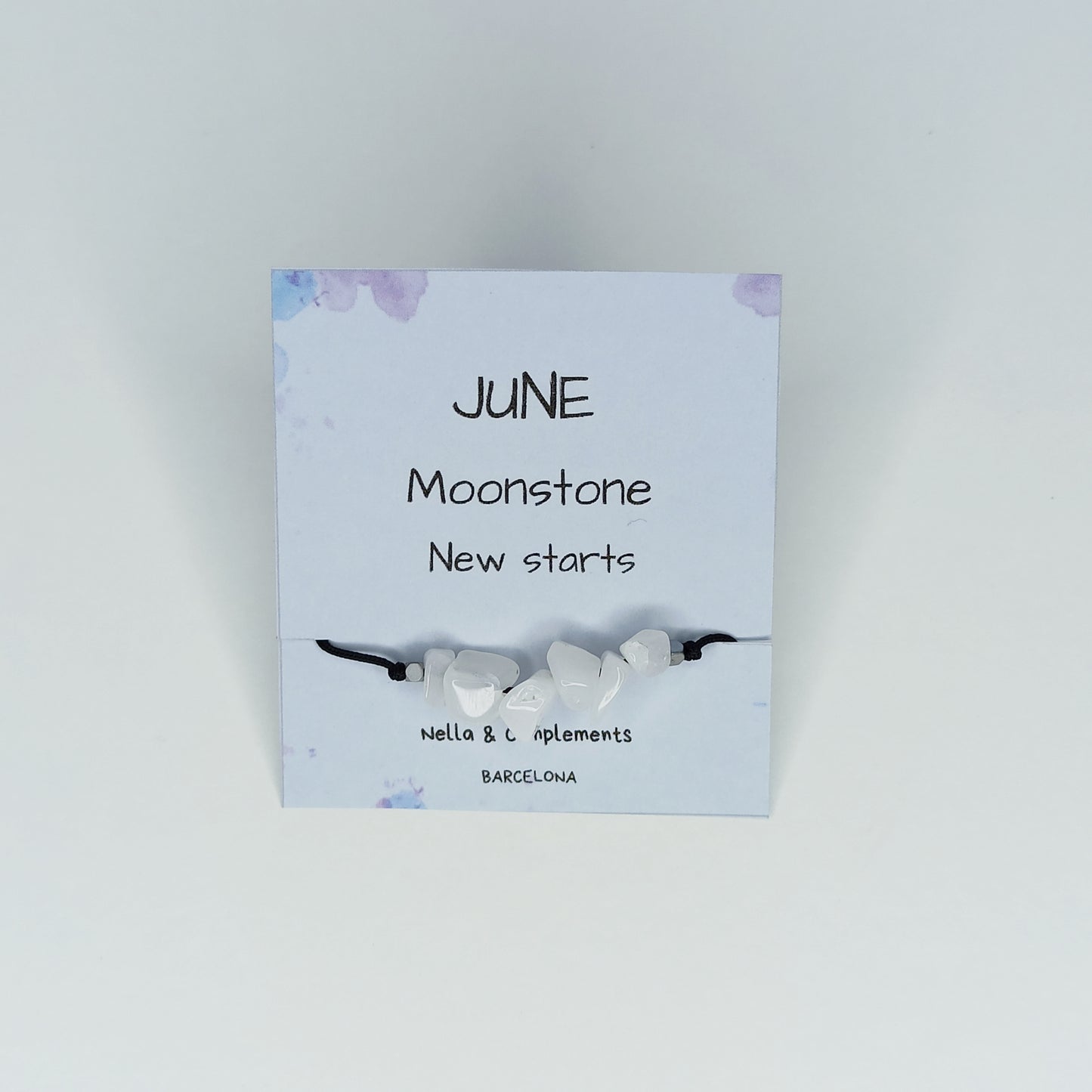 Pulsera piedra de nacimiento Junio | Piedra natal de Junio