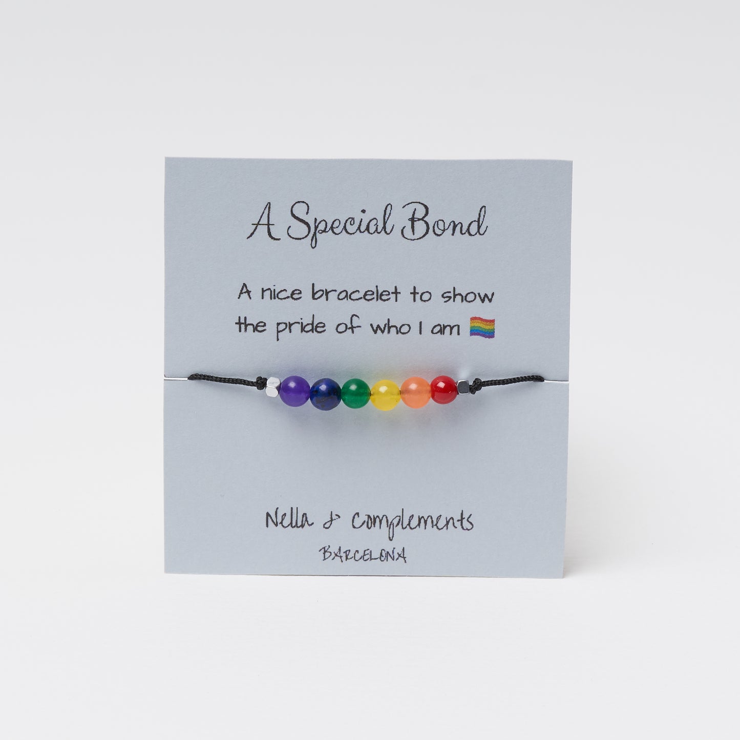 Pulsera con colores del Orgullo LGTBI