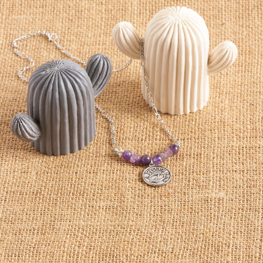 Collar del Zodíaco Piscis | Piedra del signo Piscis.
