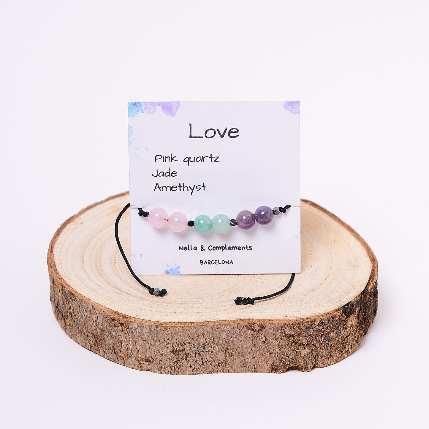 Pulsera para atraer el amor, hecha a mano y con piedras naturales