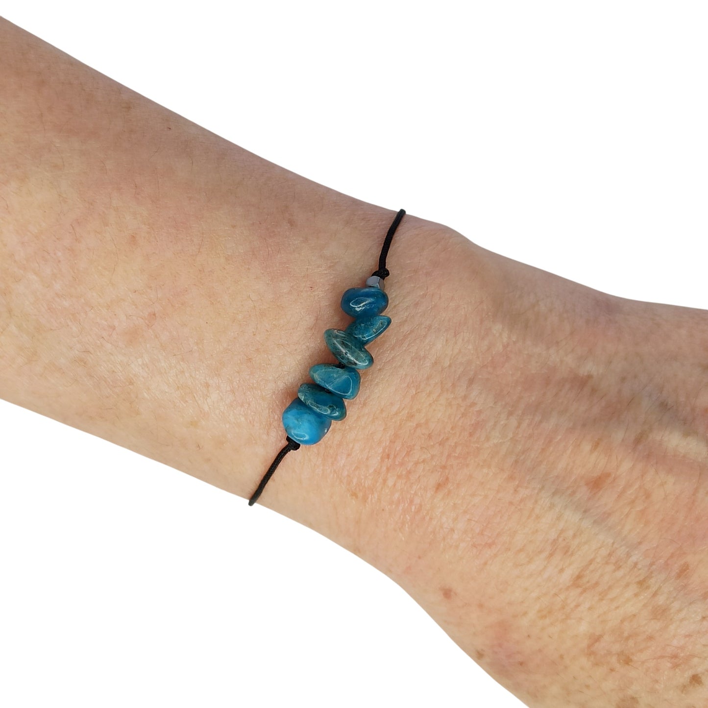 Pulsera piedras de Apatita | Piedra natural.