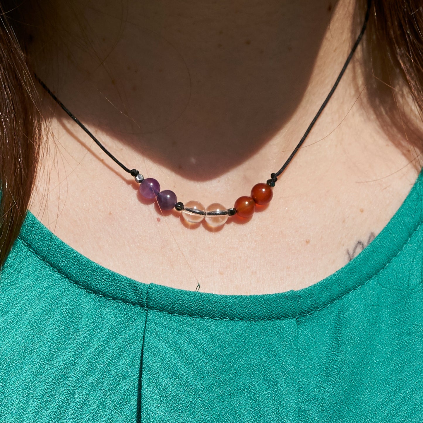 Collar para el estrés | Piedras para aliviar el estrés.