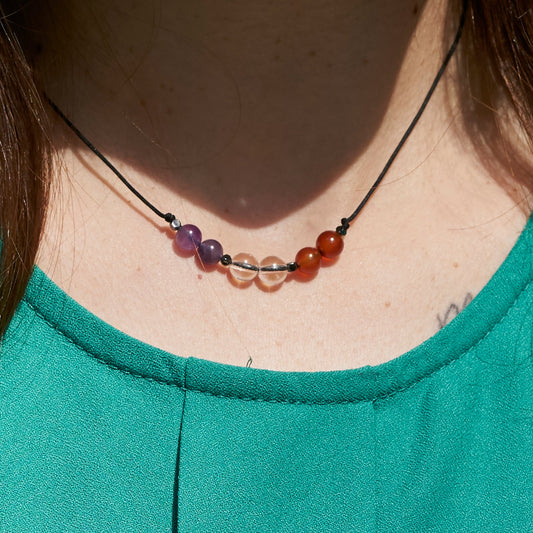 Collar para el estrés | Piedras para aliviar el estrés.