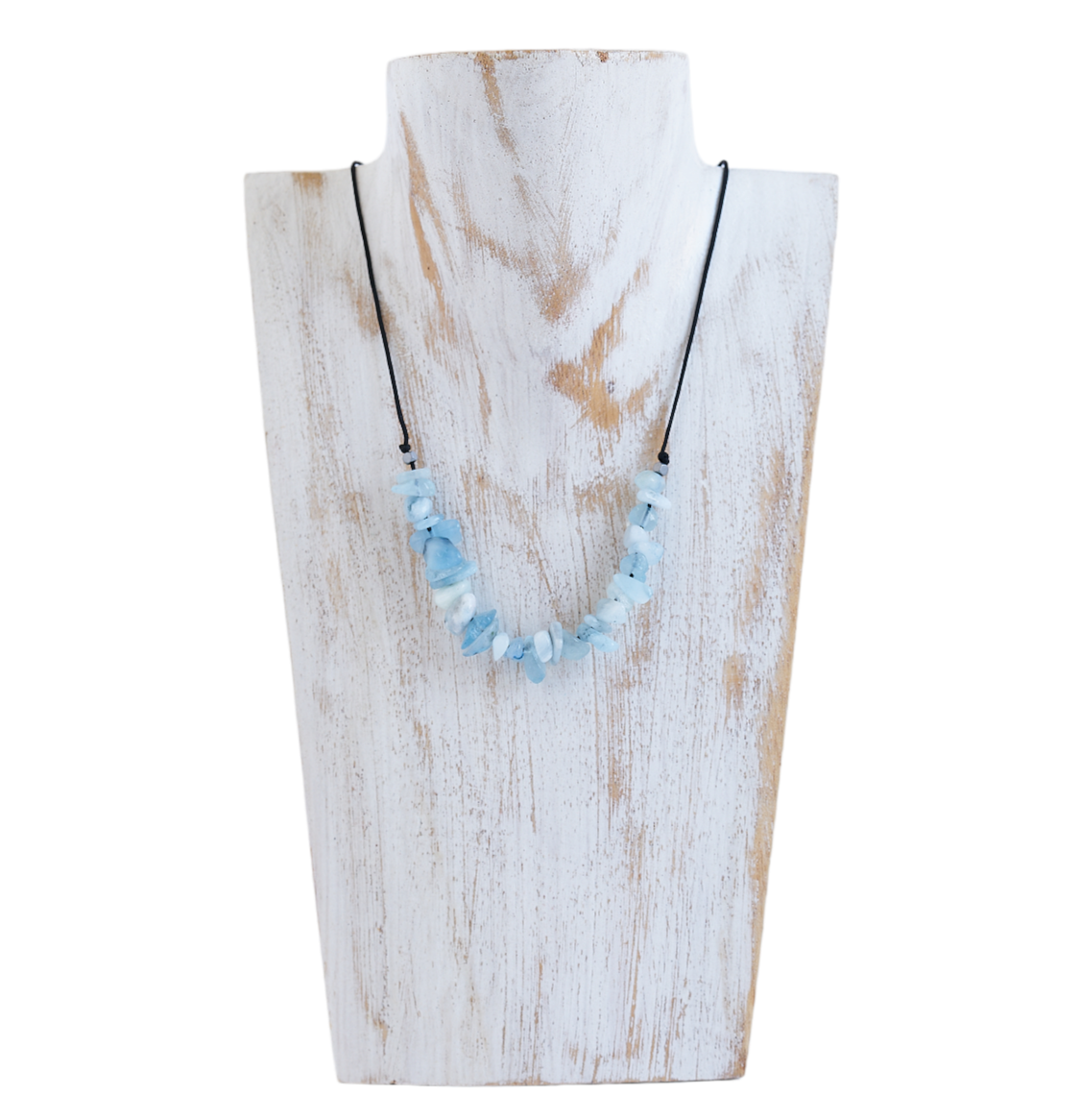 Collar con aguamarina,  piedra Natural