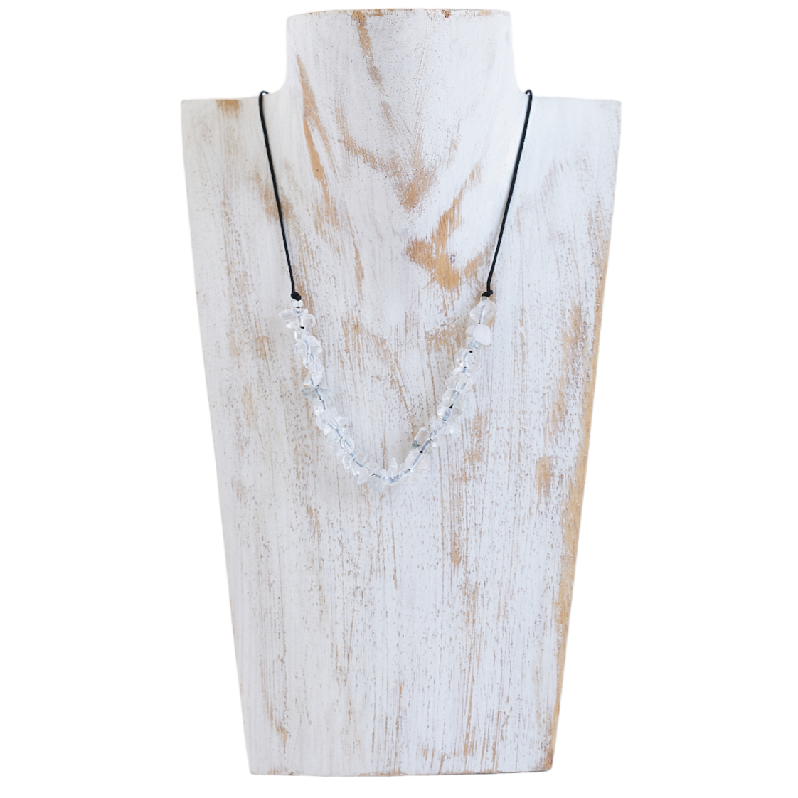 Collar con Cuarzo Cristal transparente, Piedra natural