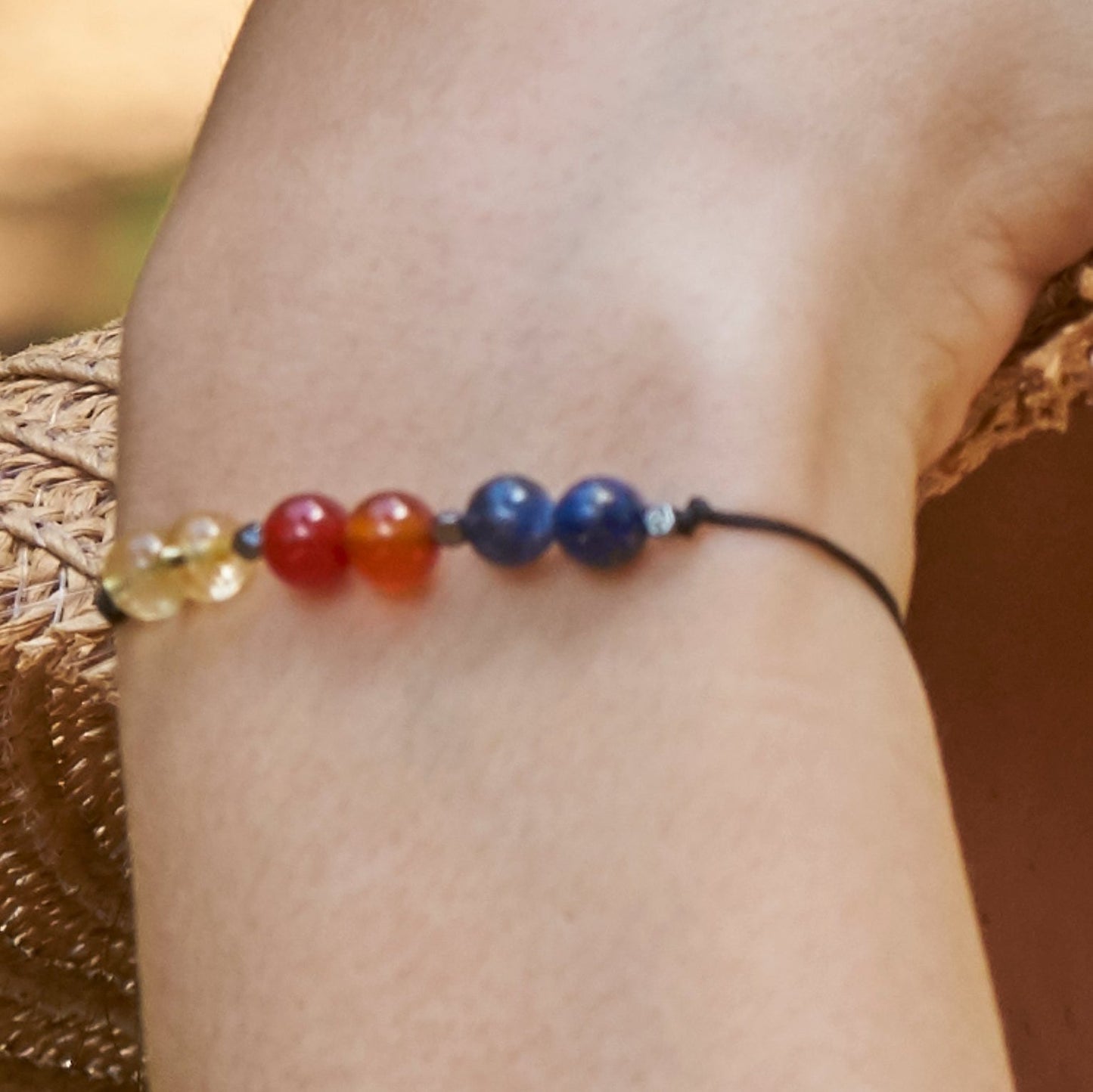 Pulsera con minerales para atraer la Creatividad 