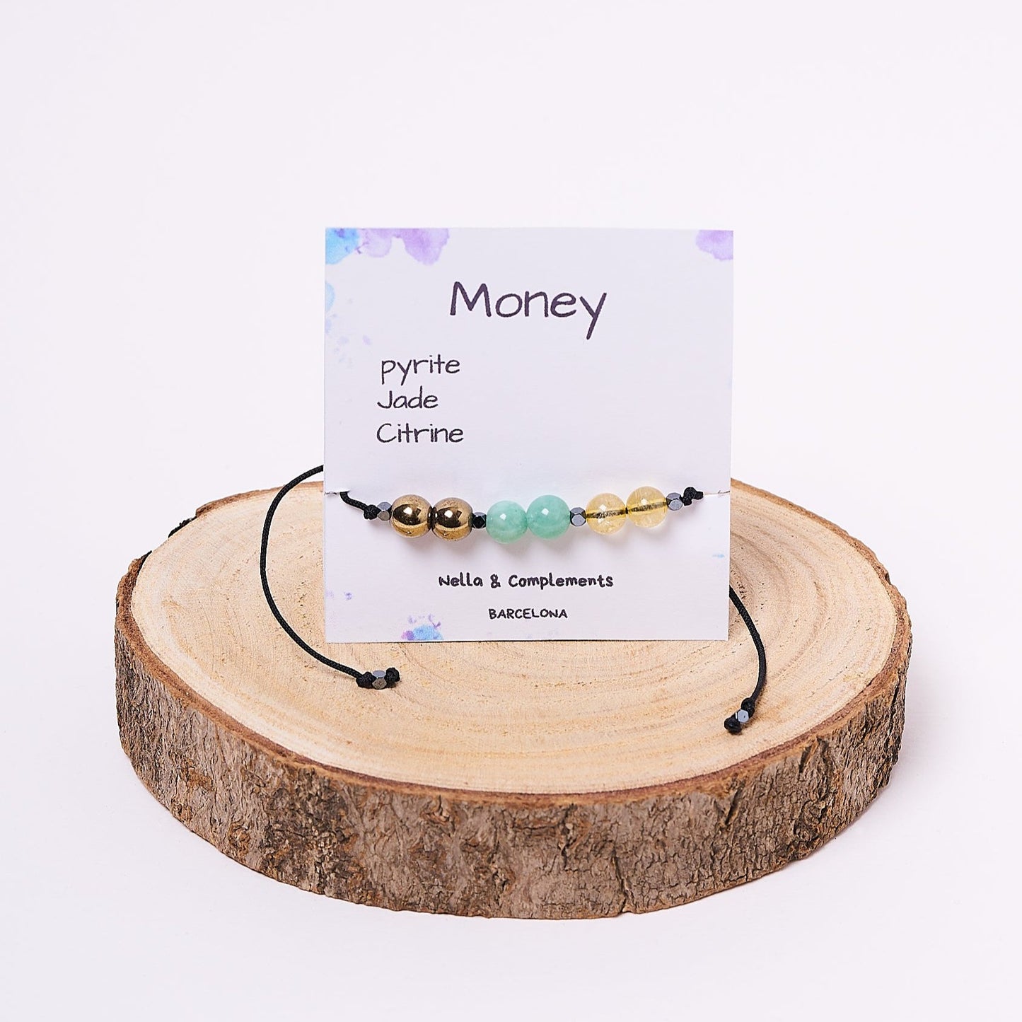 Hermosa Pulsera con Piedras Naturales para Atraer Abundancia y Dinero, Estilo Boho y Energías Positivas, Pulsera Ajustable para Uso Diario.