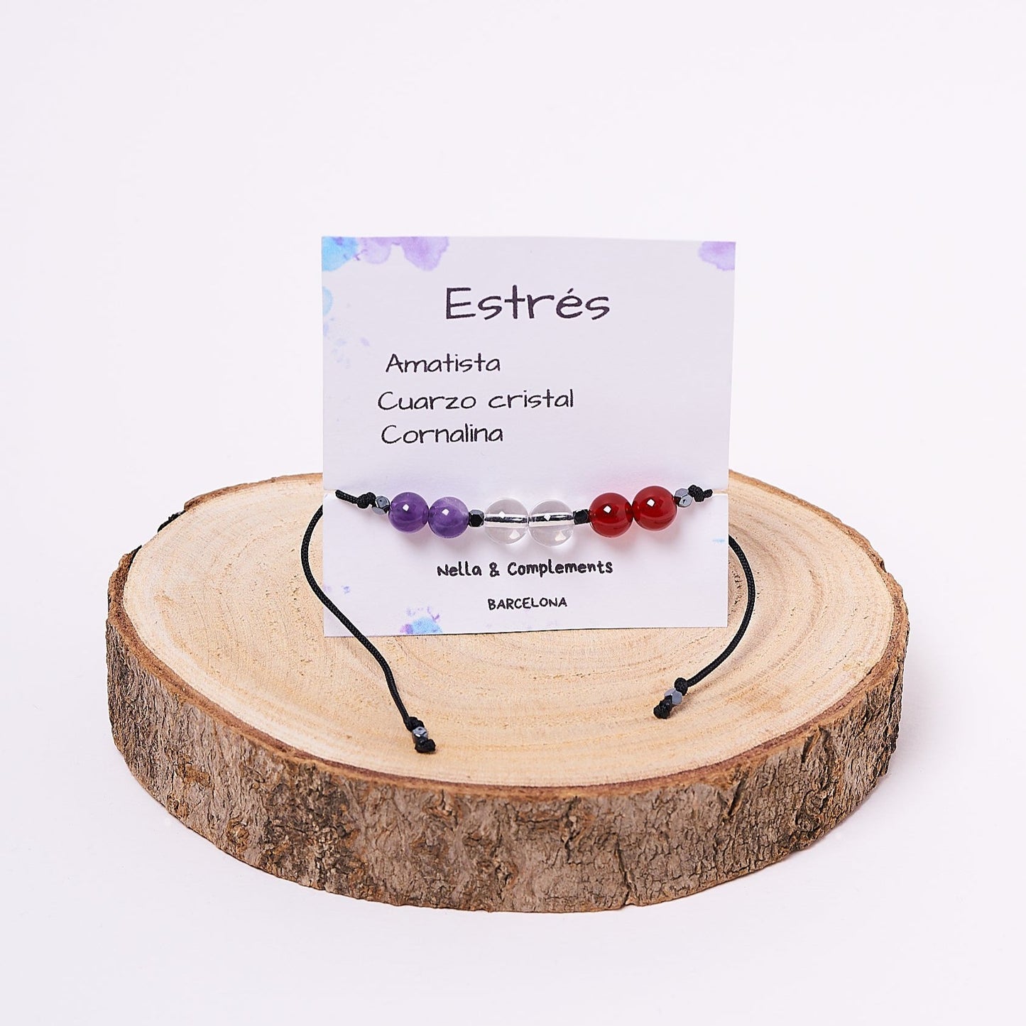 Pulsera con Piedras Energéticas para controlar el Estrés