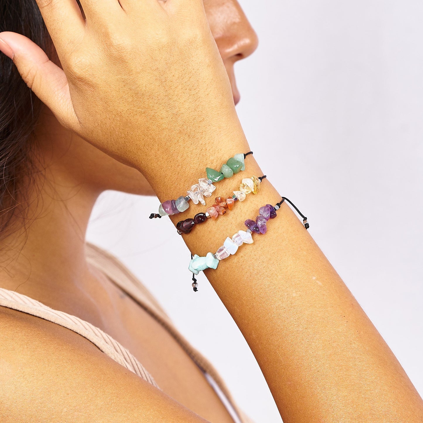 Pulsera piedras del zodíaco Leo. - NellayComplements #