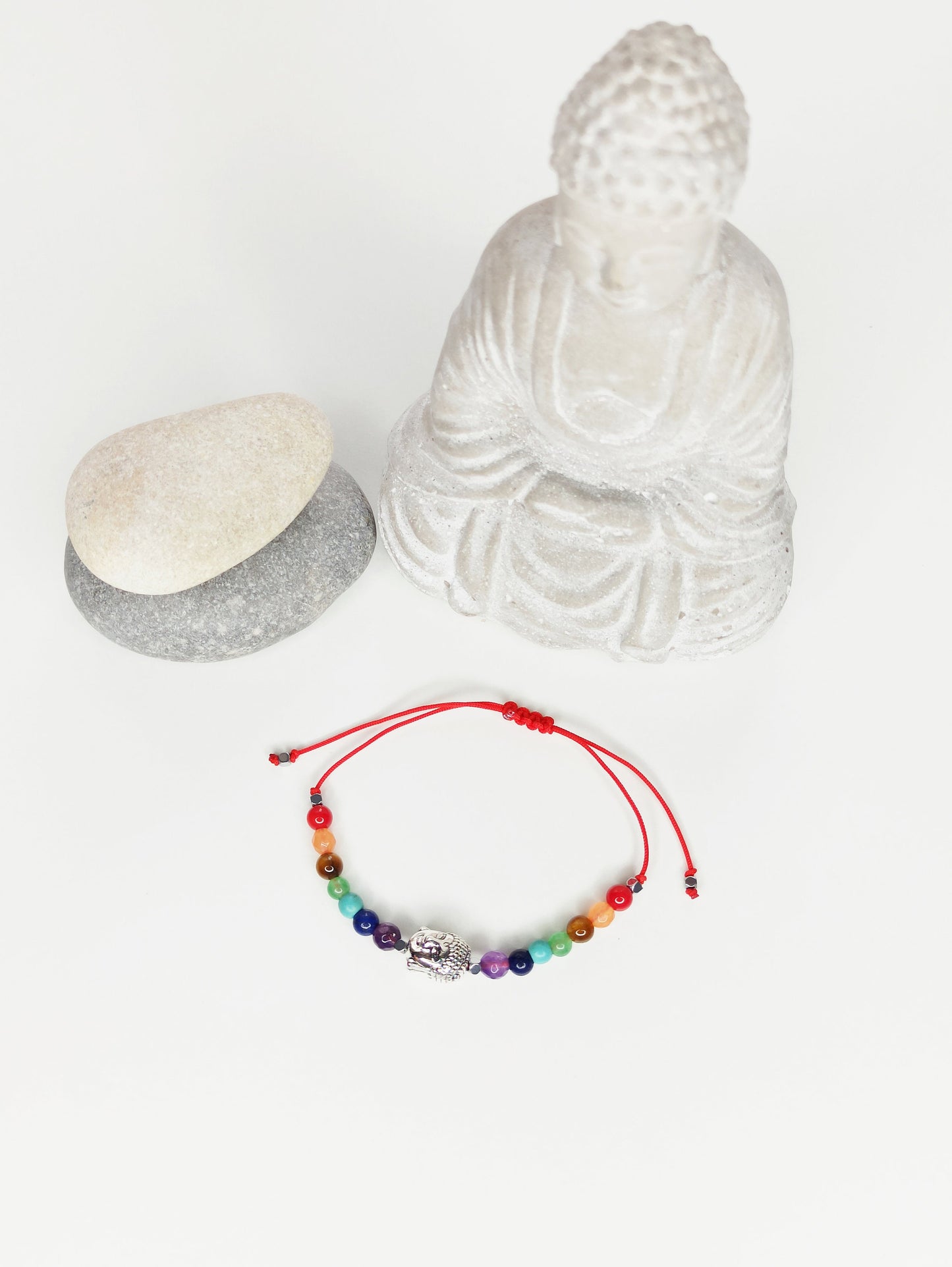 Pulsera 7 chakras y encanto de Buda