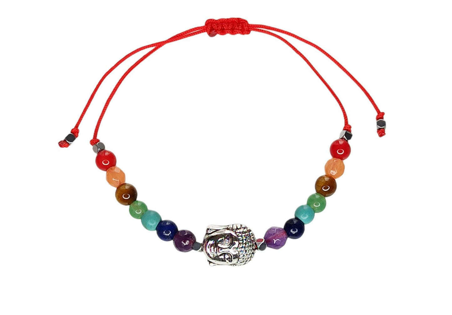 Pulsera 7 chakras y encanto de Buda