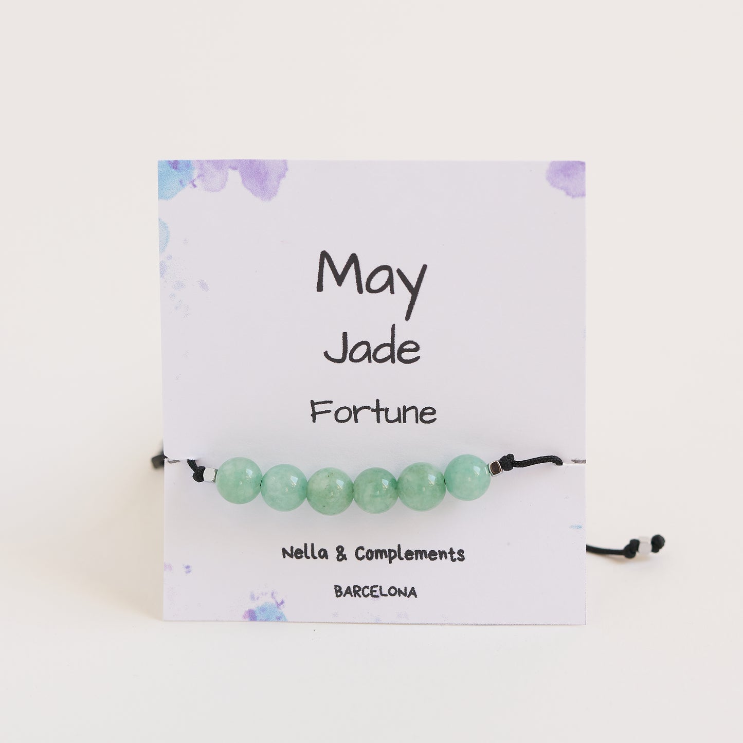 Pulsera con piedras de nacimiento mes de Mayo