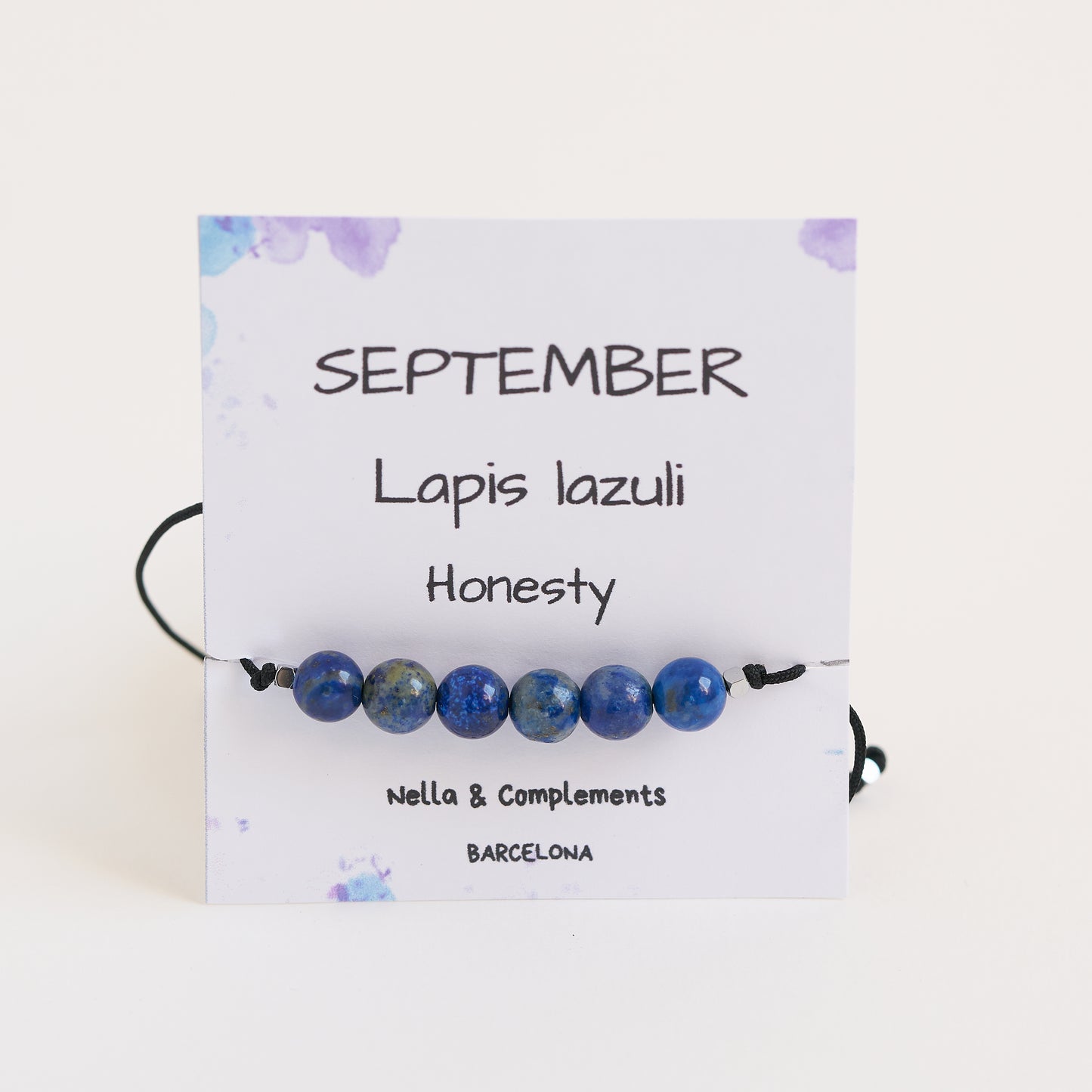 Pulsera con piedras de nacimiento mes de Septiembre